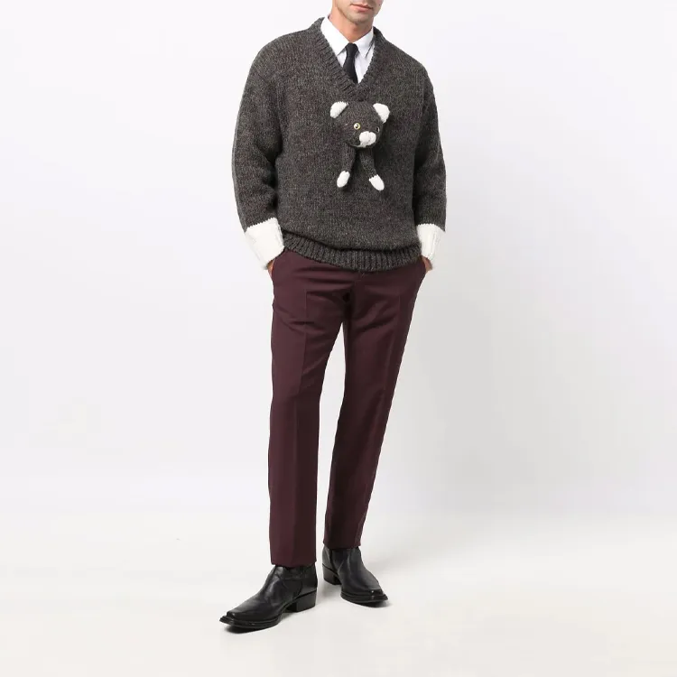 Doublet Sweaters Men Dark Gray-1