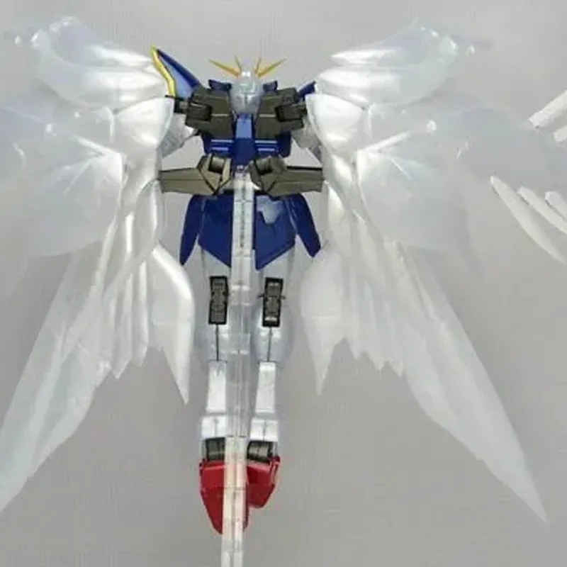 BANDAI MG 1/100 Mobile Suit Gundam Wing  Endless Waltz XXXG 00W0 Wing Gundam Zero EW Edition Model Kits-5