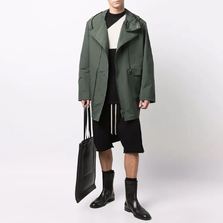 Y 3 Parka Coats Men Green-1