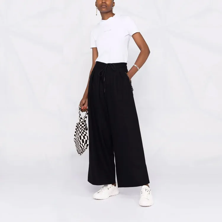 Y 3 Casual Pants Women's Black-1