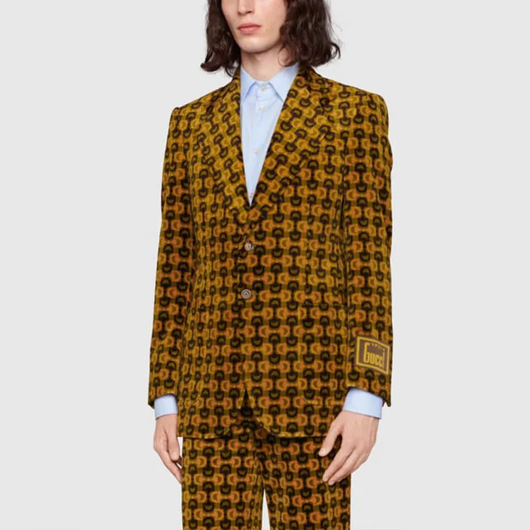 GUCCI Business Suits Men Ebony-3