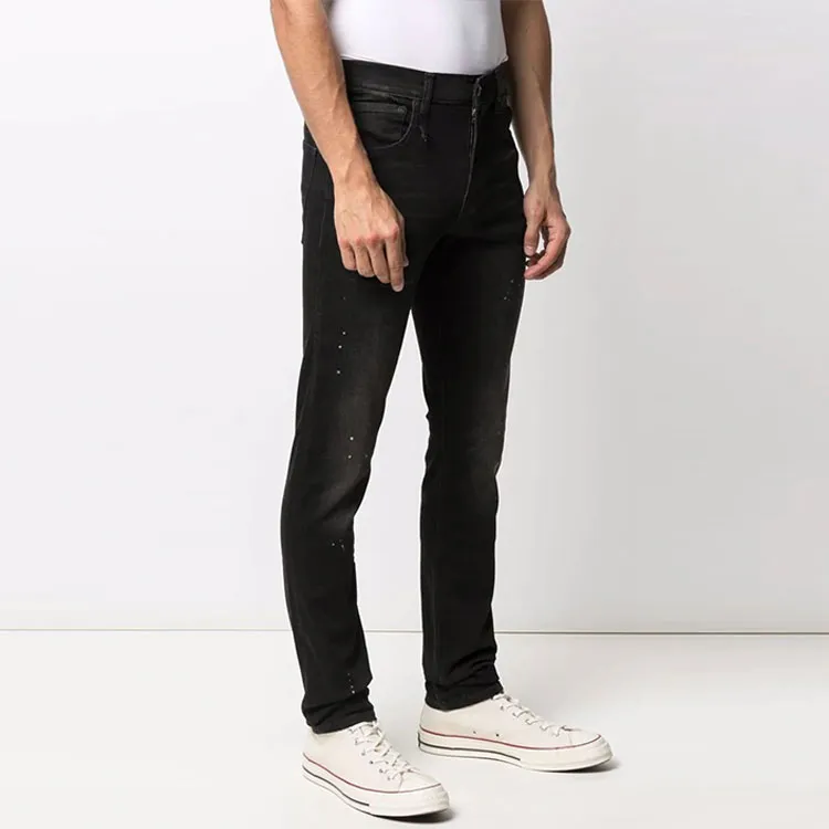R13 Jeans Men Black-2