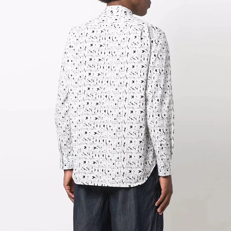 CDG Shirt X Kaws Classic Letters Poplin Shirt-2