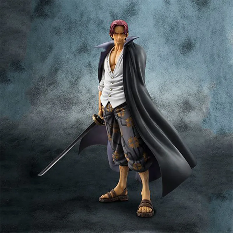 MegaHouse Shanks Pop One Piece Neo Dx Red Hair Jack Reissued Version Scale Figures 25cm-1