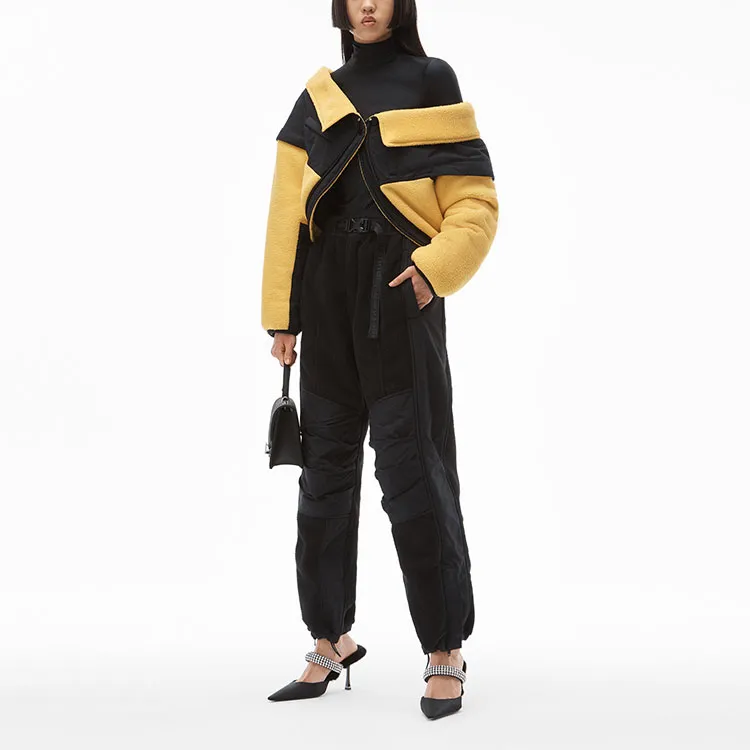 Alexander Wang Cropped Coats Women's Yellow-2