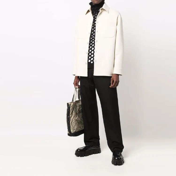 FENDI Jackets Coats Men's White-1