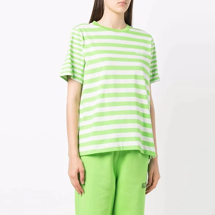 GANNI T-Shirts Women's Green-3