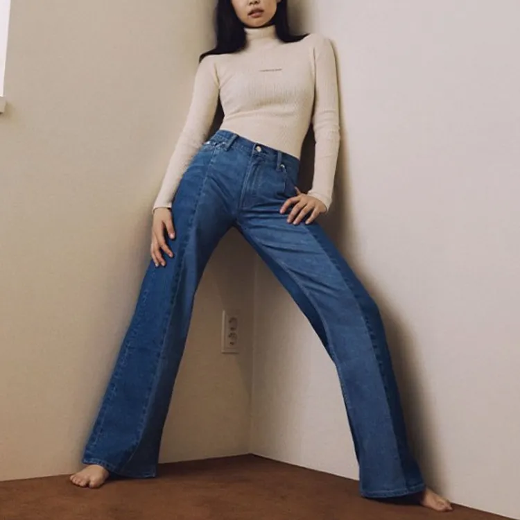CALVIN KLEIN Casual Pants Women's Blue-2