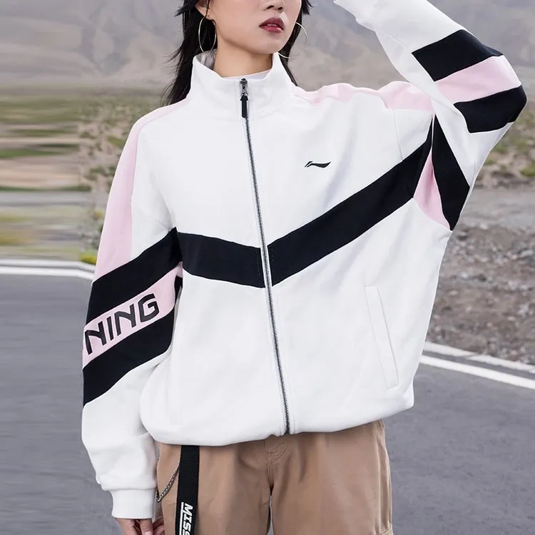 LINING Sports Fashion Collection Jackets Unisex Ivory-3