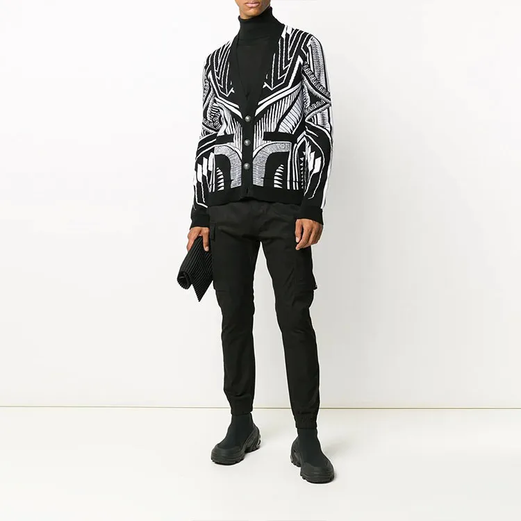 BALMAIN FW21 Knitwear Men's Black-1