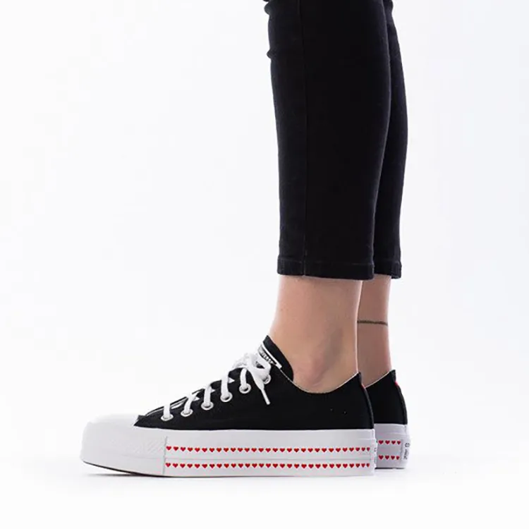 Converse Women's Chuck Taylor All Star Lift Low 'Love Fearlessly' Women's-5