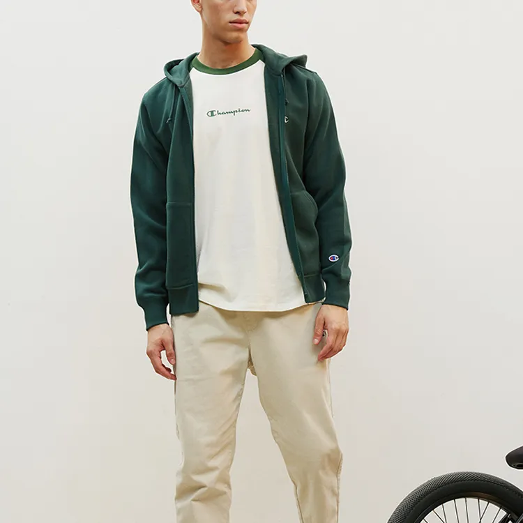 Champion Sweatshirts Unisex Dark Green-1