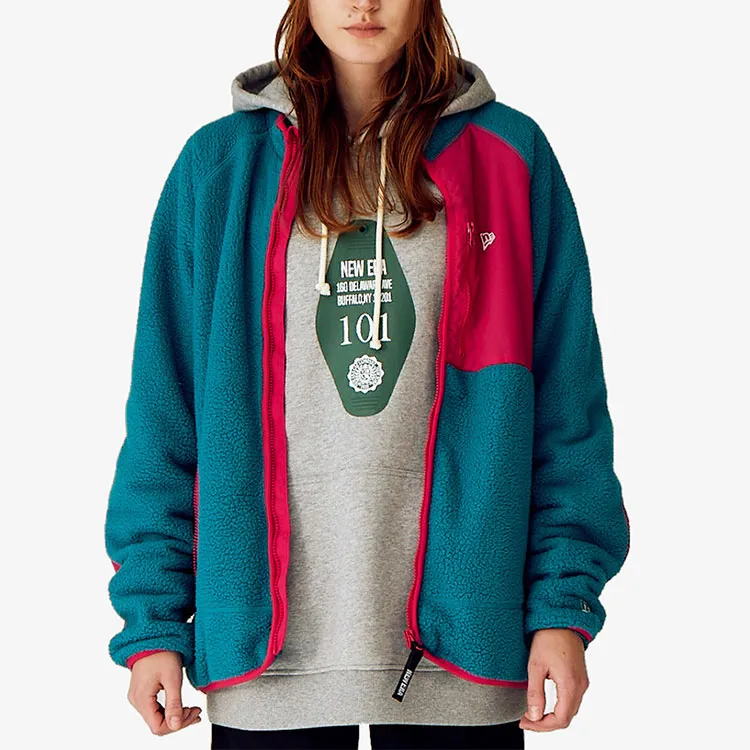 New Era FW21 Jacket Unisex Turquoise-5