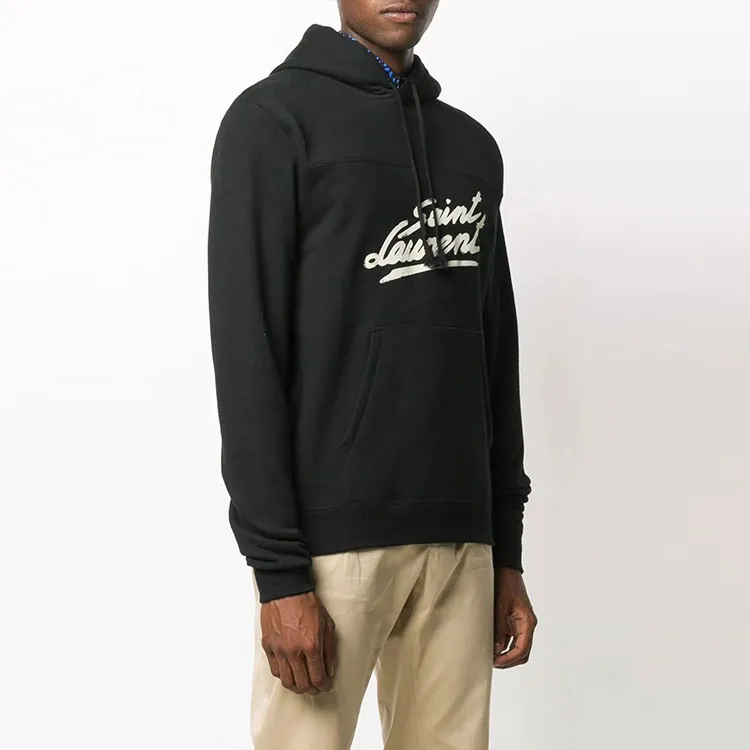 SAINT LAURENT Sweatshirts Men Black-2
