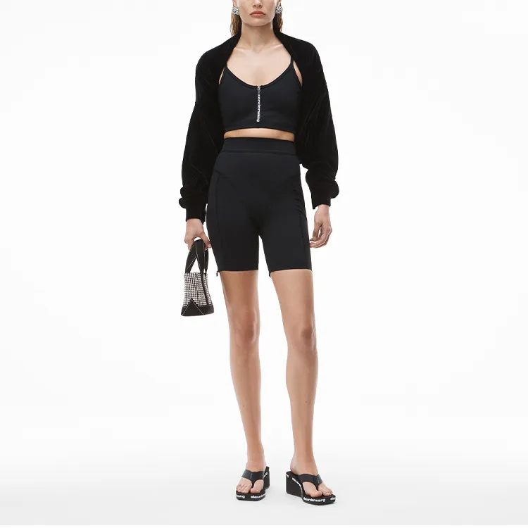 Alexander Wang Sleeveless Sports Shirts Women's Black-2