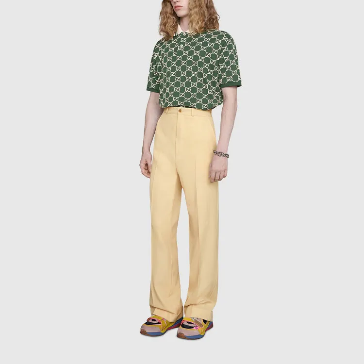 GUCCI Polo Shirts Men Green-1