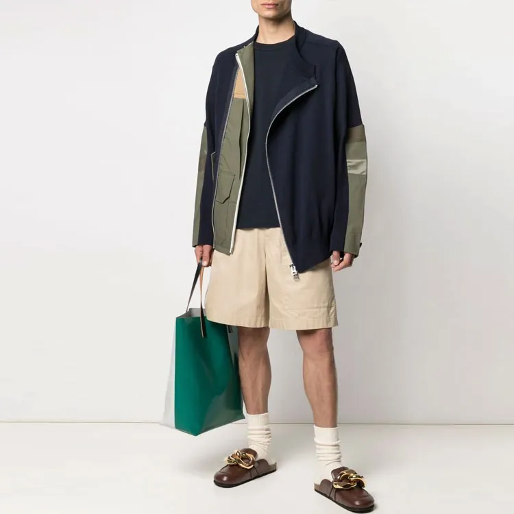 Sacai Sweaters Men Blue-2
