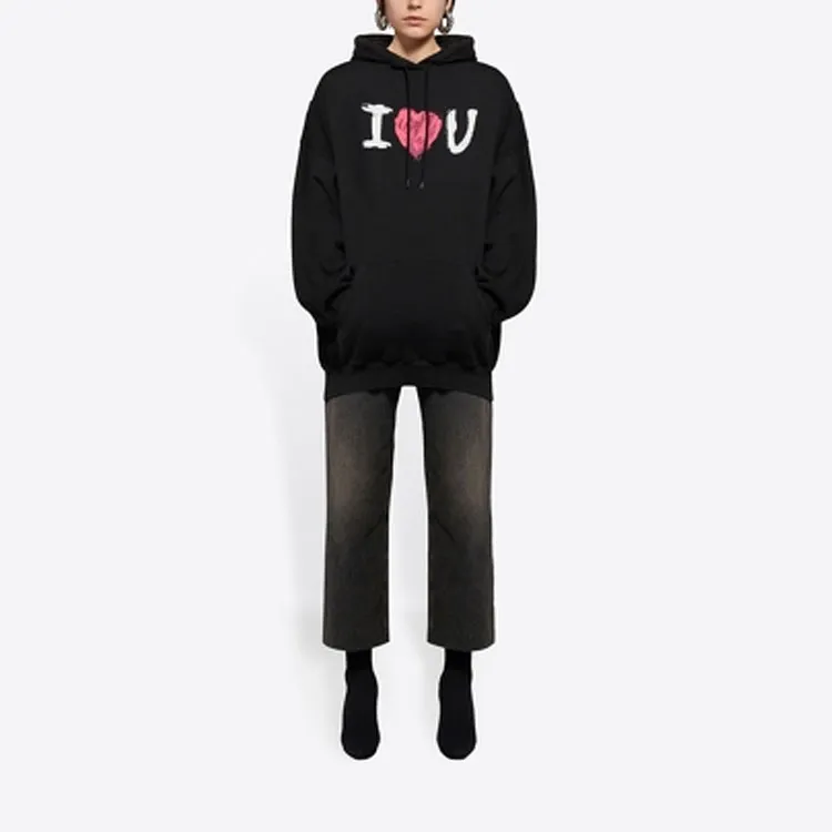 Balenciaga Sweatshirts Women's Black-4