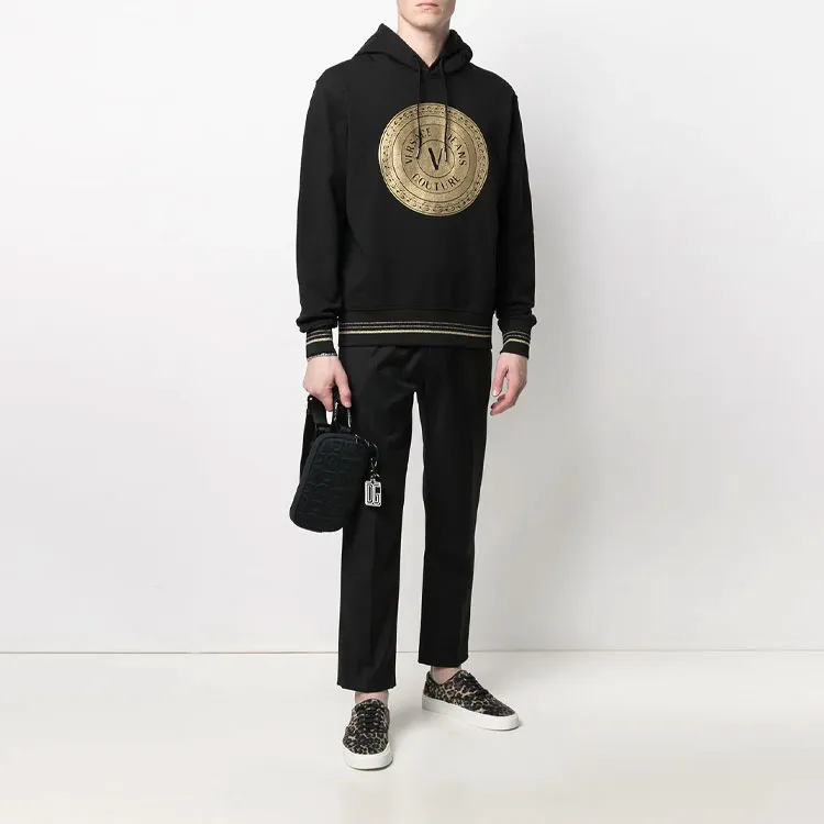 VERSACE JEANS COUTURE Sweatshirts Men Black-4