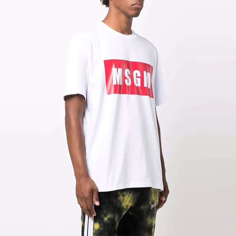 MSGM T Shirts Men White-2