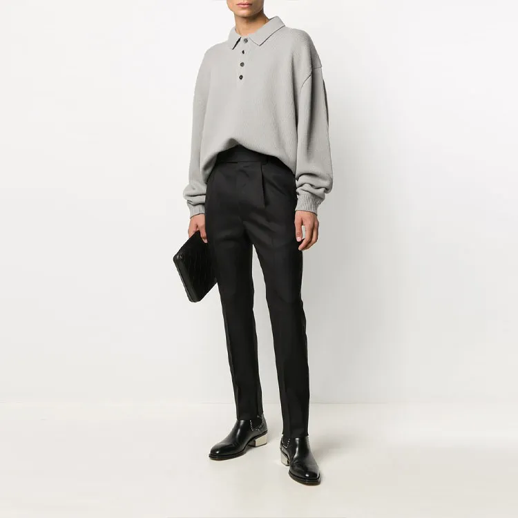 Fear Of God X Ermenegildo Zegna Casual Pants Men Black-1