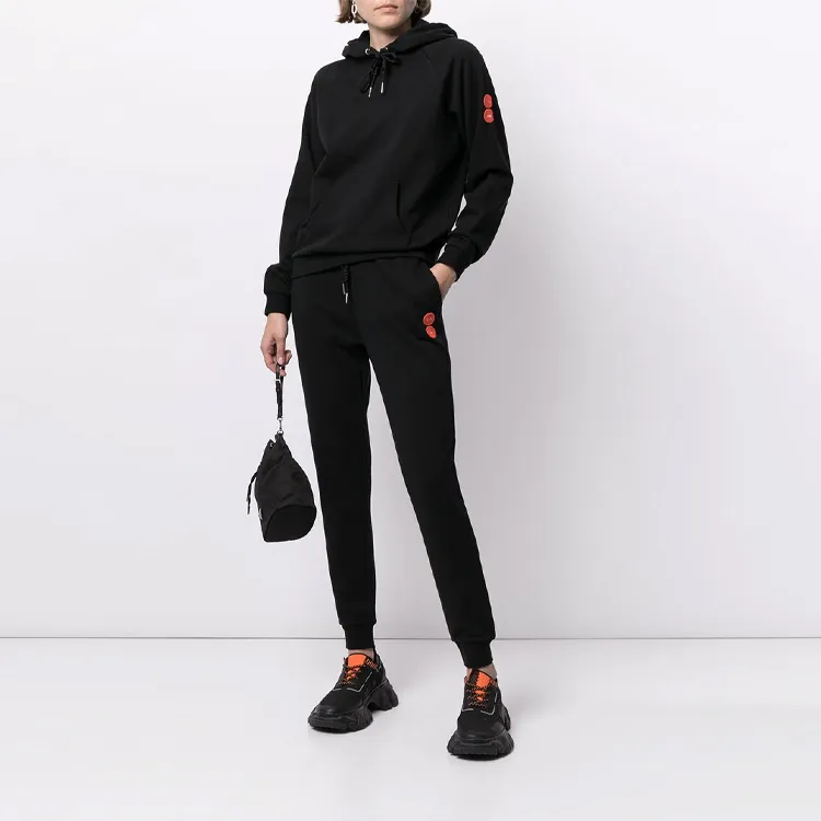 ARMANI EXCHANGE Knitted Sweatpants Women's Black-1