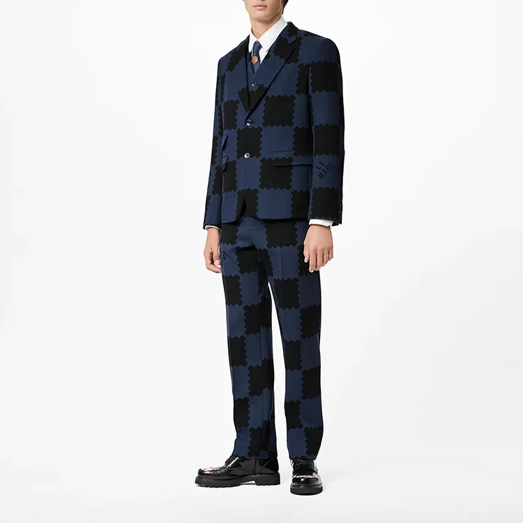 LOUIS VUITTON SS22 Business Suit Coat Men's Dark Blue-1