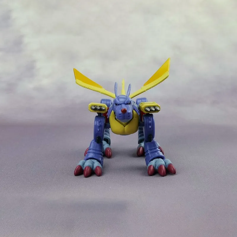 BANDAI Tentomon Digimon Anime Character Metal Garurumon Palm-Operated SHODO Food Play Assembled Models-1