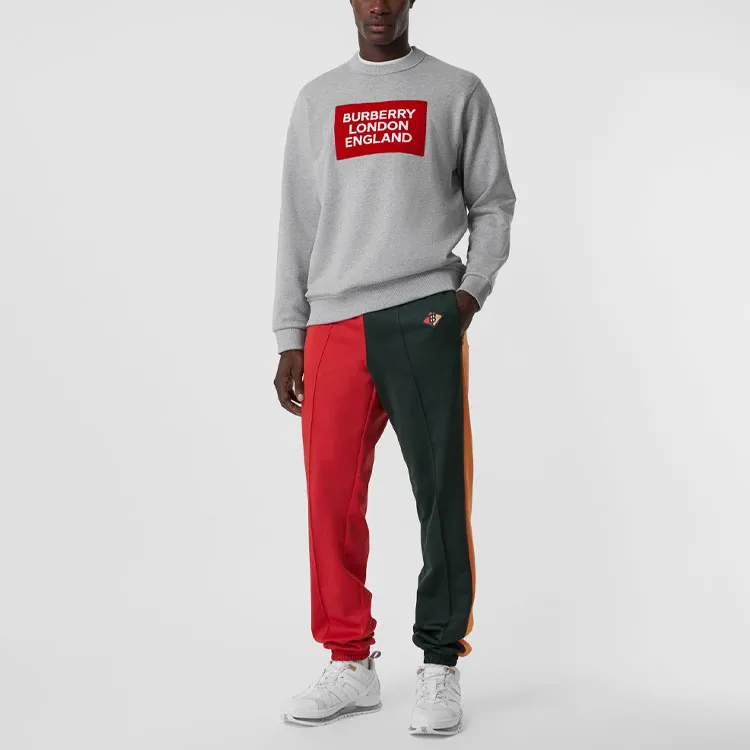 Burberry Logo Patch Cotton Sweatshirt-7