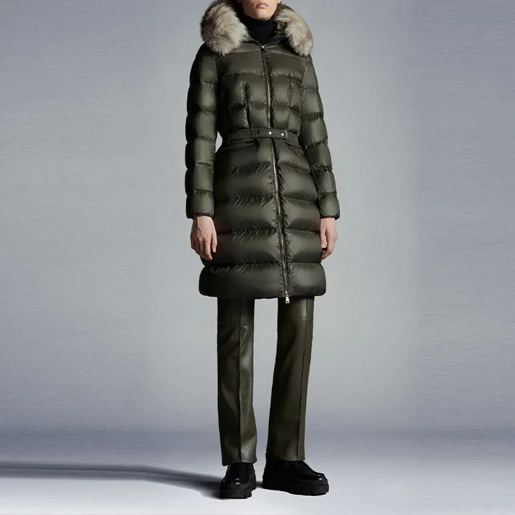 Moncler Down Jacket Women's Army Green-1