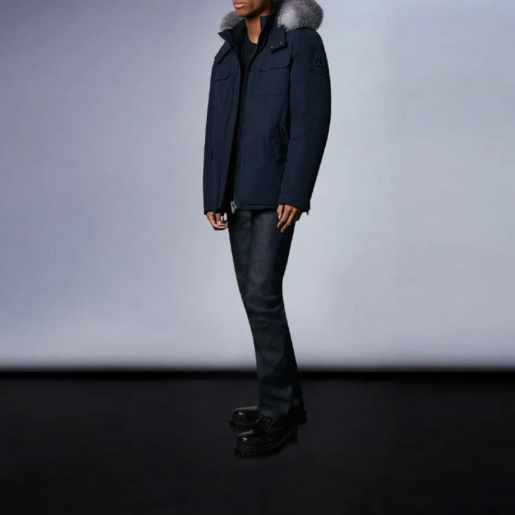 Moose Knuckles Down Jackets Men Navy-4