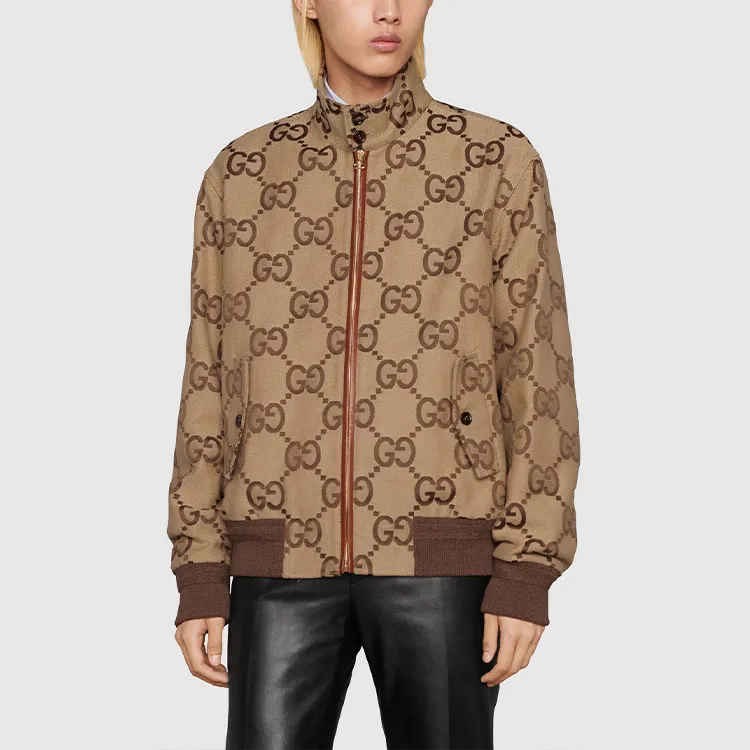 GUCCI Jumbo Gg Canvas Jacket-4