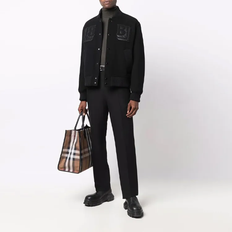 Burberry Wool Varsity Bomber-1
