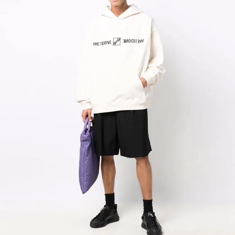 WE11DONE Patched Mirror Logo Hoodie-1