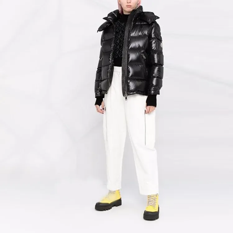 Moncler Maya Short Down Jacket Black-3