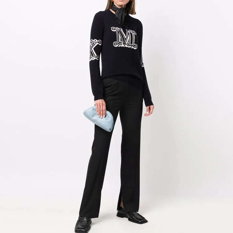 MaxMara Cashmere Sweaters Women's Dark Blue-2