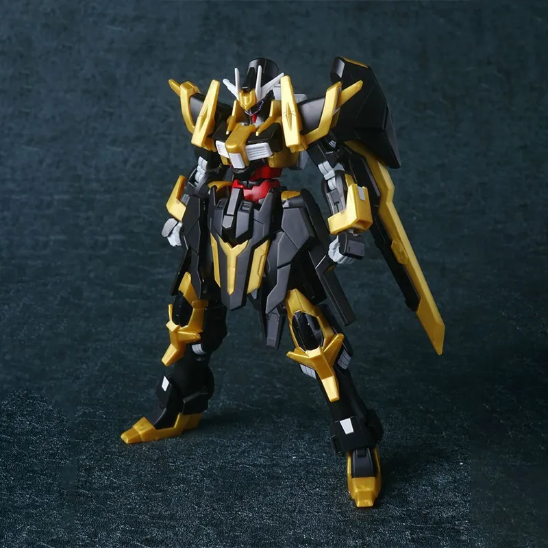 BANDAI Gundam Other Characters HGBF 1/144 BF/BD Gundam Build Fighters Pitch Black Knight Gundam Model Kits 13cm-1