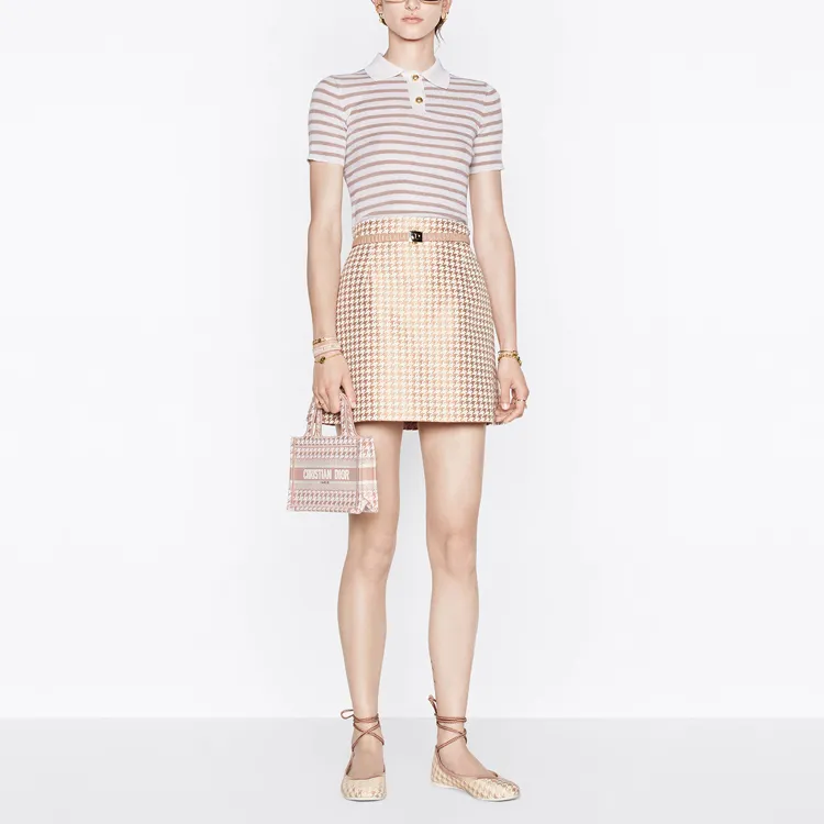 DIOR Quarterly New Products Polo Shirts Women's Rose-4