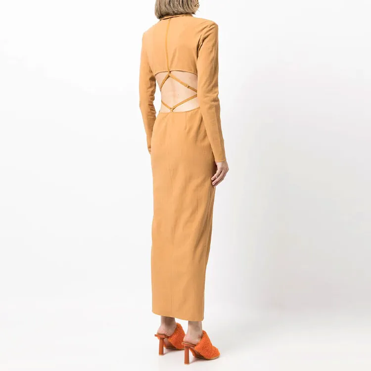 Jacquemus Obiou Straight Fitted Dress-3
