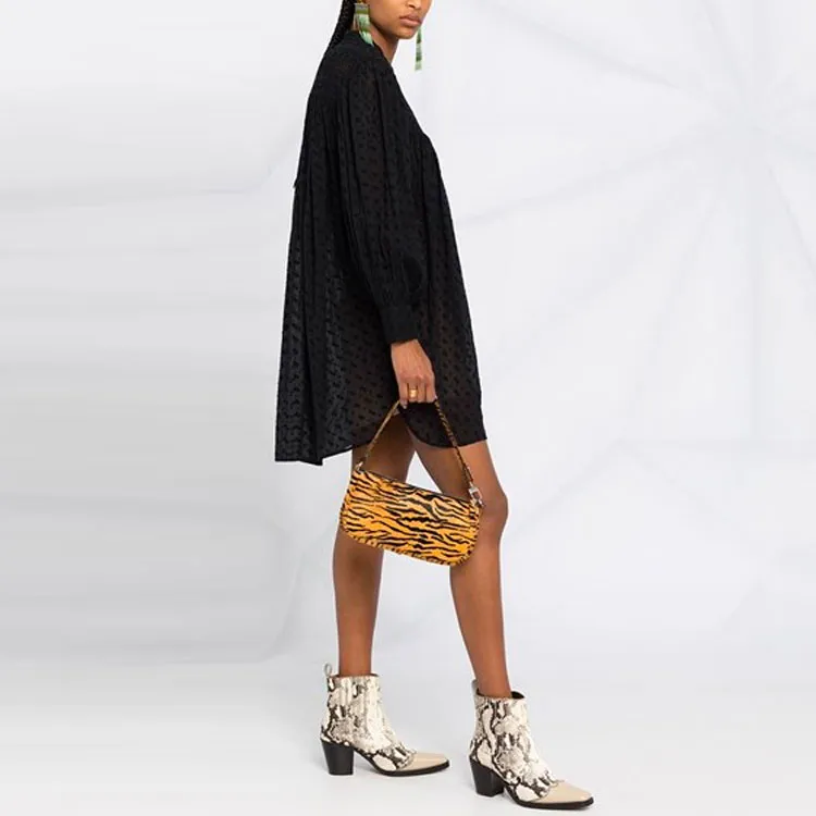 ISABEL MARANT Long-Sleeved Dresses Women's Black-4