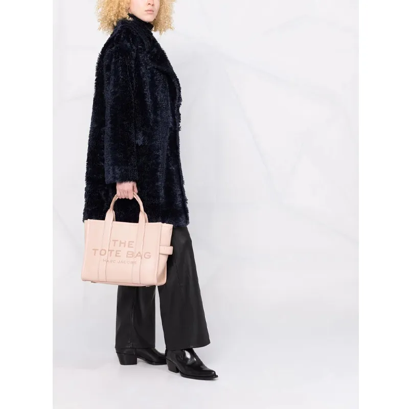 MARC JACOBS Tote Leather Tote Bag, Shopping Bag, Shoulder Bag, Crossbody Bag, Handbag Small Size Women's Light Pink-3