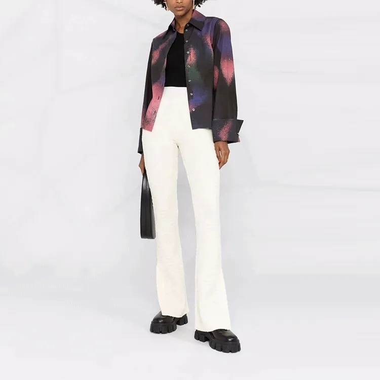 AMBUSH Monogram Flared Leggings-1