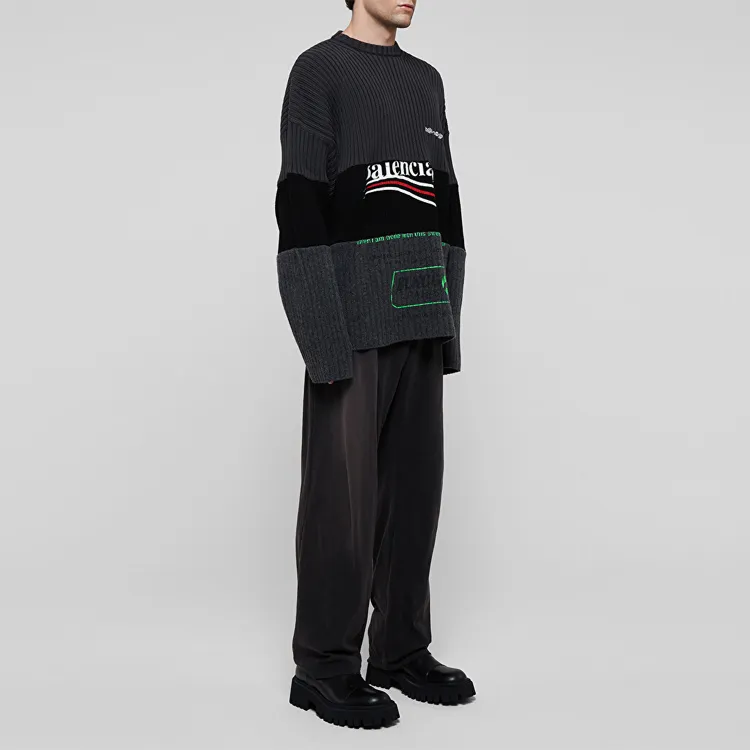 Balenciaga Sweaters Men Black-4