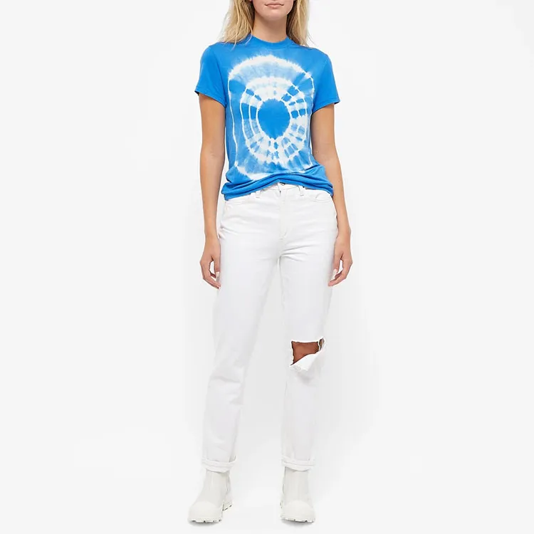 Acne Studios T Shirts Women's Ocean Blue-3