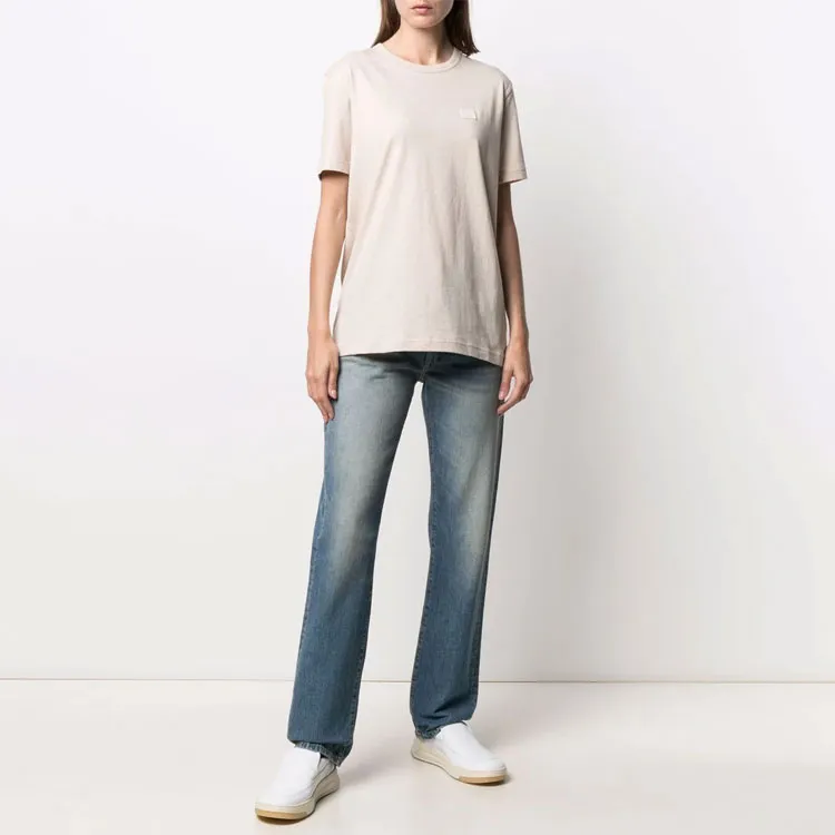 Acne Studios T Shirts Women's Beige-3