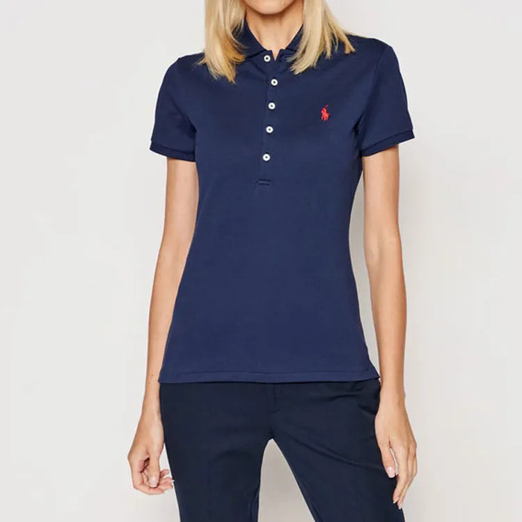 Polo Ralph Lauren Julie Ss Polo Shirt Newport Navy-3