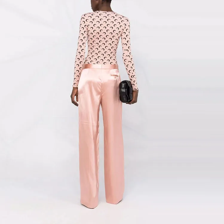 McQ Alexander McQueen Satin Wide Leg Trousers-2
