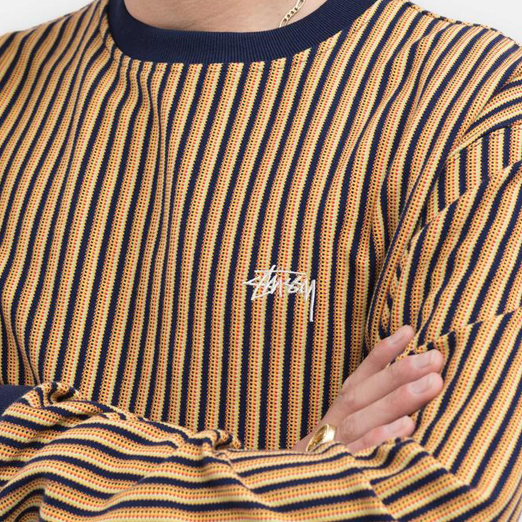 Stussy Vertical Striped Long-Sleeve M - Cheap Rcj Jordan Outlet