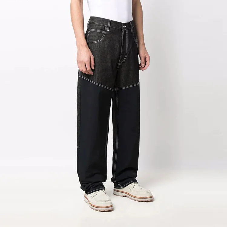Jacquemus Jeans Men Dark Blue-3