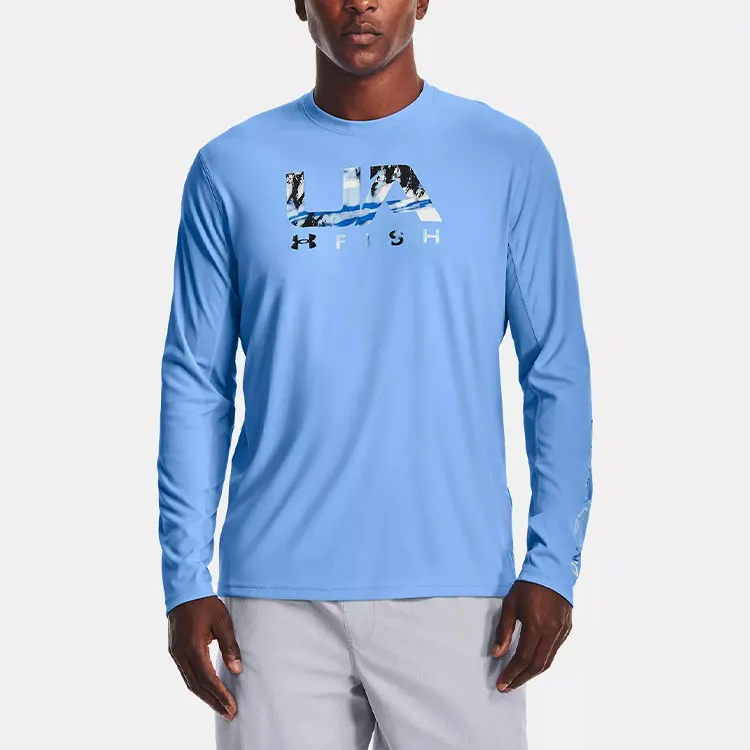 Under Armour Other Long-Sleeved T-Shirt Men's Caroline Blue-3